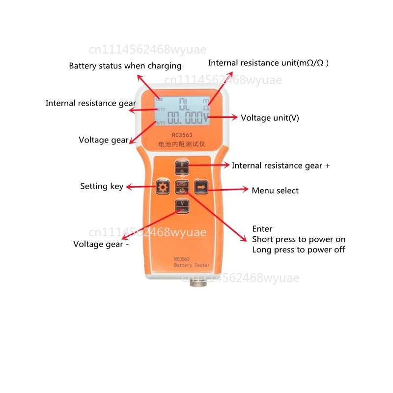 RC3563 Pil İç Direnç Test Ciha - Battery Internal Resistance Tester Four Wire incelemesi ve fiyatı