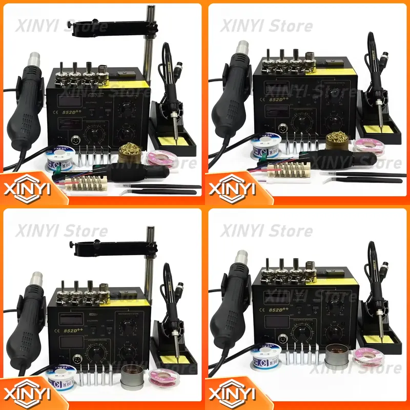 SAIKE 852D++ 2'si 1 Arada SMD  - Smd Rework Station Hot Air Soldering 2 In 1 incelemesi ve fiyatı