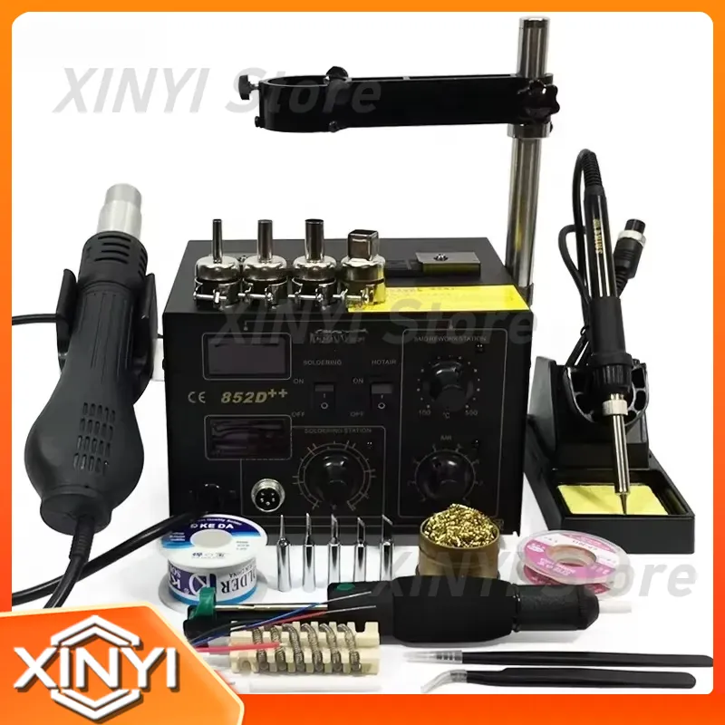 SAIKE 852D++ 2'si 1 Arada SMD  - Smd Rework Station Hot Air Soldering 2 In 1 incelemesi ve fiyatı