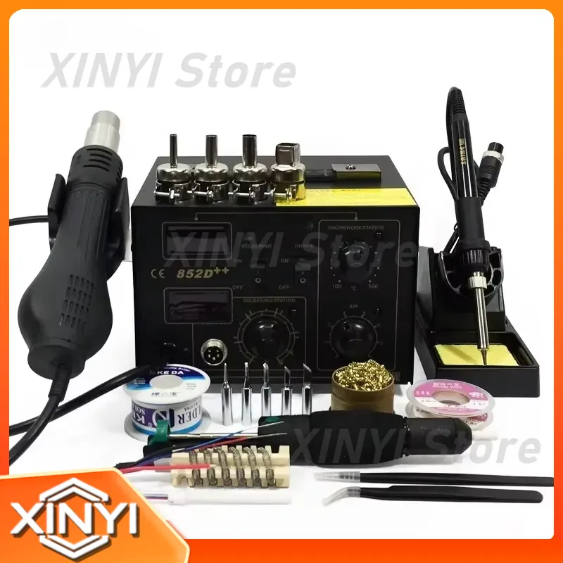 SAIKE 852D++ 2'si 1 Arada SMD  - Smd Rework Station Hot Air Soldering 2 In 1 incelemesi ve fiyatı