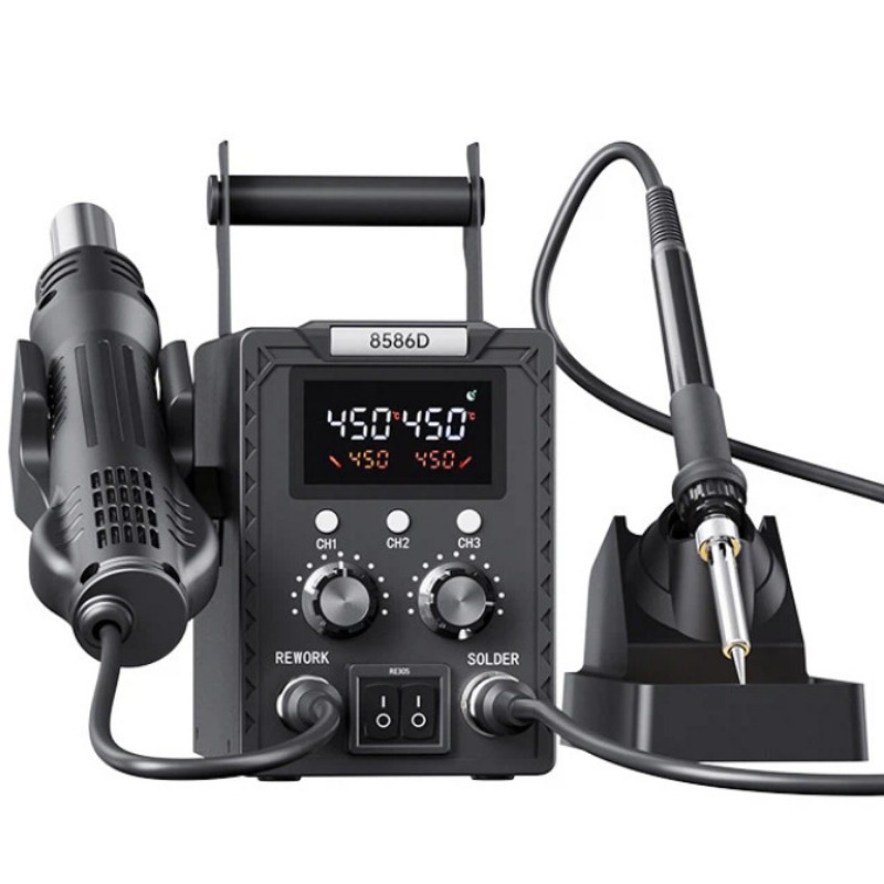 K8586D 2'si 1 Arada Lehimleme  - Smd Rework Station Hot Air Soldering 2 In 1 incelemesi ve fiyatı