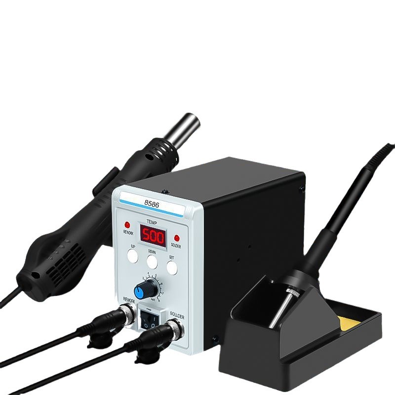 8586 2'si 1 Arada Lehimleme İs - Smd Rework Station Hot Air Soldering 2 In 1 incelemesi ve fiyatı